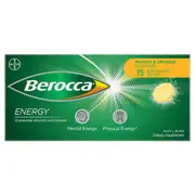 Berocca Energy Mango And Orange 30 Effervescent Tablets