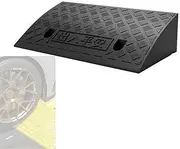 2" 3" 4" Rise Threshold Ramp for Doorways, Rubber Driveway Curb Ramp, Portable Shed Ramp for Wheelchair, Heavy Duty Kerb Ramp for Entryway, Steps, Garage, Easy to Move(Black,50x27x12cm)