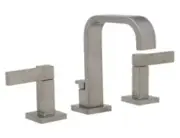 Mirabelle MIRWSCRI800BN Rigi Widespread Bathroom Faucet with Pop-Up, Brushed