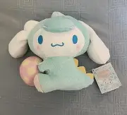 Sanrio Cinnamoroll Gaogao Dinosaur Easter Egg Kawaii Plush Toy 8" Mint NEW NWT