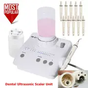 Dental Ultrasonic Piezo Scaler +2*Bottles fit Cavitron EMS / 1-10*Handpiece