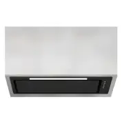 Sirius 85cm Undermount Rangehood - Black Heated Glass