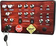 SIM-PANEL Classic 2 Button Box for ATS/ETS2 (American Truck Simulator/Euro Truck Simulator) (Premium Woodgrain Finish)