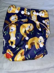 Hippybotomus modern cloth nappies MCN Sloths New Free Post (acc222)
