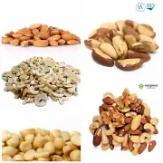 Organic Raw Brazil Almond Cashew Macadamia or Mixed Nuts 500g Healthy Food AU