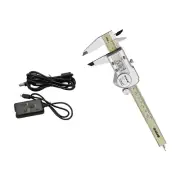 Digital Vernier Caliper Set Waterproof USB Type Date Cable Line Measuring Jaws