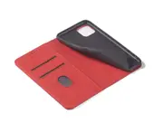 F10 Red Protective Mobile Phone Folding Case Anti-drop Mobile Phone Protection Case with Card Slot for Apple Iphone13 mini