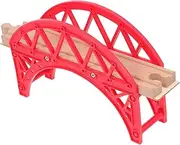 CVUTOVO 1Pc Creative Plastic Train Track Accessory Educational Railway with Arch Bridge Lightweight and Compatible with Trains for Imaginative Play