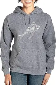 [CafePress] Hockey Languages Typography Hooded Sweatshirt Women's Hooded Sweatshirt