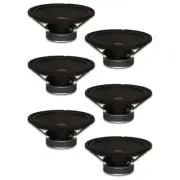 6 Goldwood Sound GW-1034 Rubber Surround 10" Woofers 250W each 4ohm Speakers