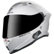 H153 BT White Bluetooth Helmet
