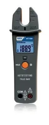 HT Instruments HT100 TRMS Clamp Meter Open Jaw Up to 200A AC