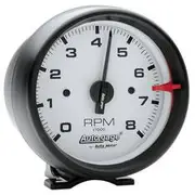 Autometer Auto Gage Tachometer Black Case - 8,000 RPM, 3 3/4 Inch, AU2303