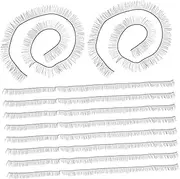 NUOBESTY 10pcs Thick Curly Doll Eyelashes Faux Lashes for DIY Doll Makeup Supplies Crafts for Enhanced Appearance for Modifications Creative Projects