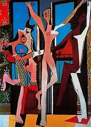 Pablo Picasso Poster Abstract Painting Pablo Picasso Canvas Wall Art Pablo Picasso Print Living Room Home Decor Picture 50X70cm Unframed