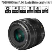 YONGNUO YN50mm F1.4 N E Auto Focus Lens Large Aperture Lens for Nikon