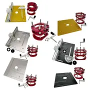 Wood Router Plunge Base Lift W Aluminum Table Insert Tools^ Plate For Motor AF