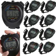 20x Digital Stopwatch Waterproof Sports Counter Chronograph Timer Odometer Watch