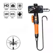360 Degree Rotation Endoscope Camera 6.4mm Lens HD Articulated Inspection IP67