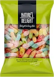 Nature's Delight Freeze Dried Candy Sour Worms, 100g