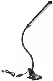 Au Clip On Desk Lamp Table Light Bedside Night Reading Led Eye Care USB Dimmable