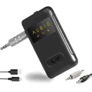 2 in 1 Bluetooth Compatible 5.0 Receiver Transmitter Adapter 3.5mm Jack1235