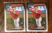 (2) Jordan Lawlar RC 2024 Topps Series 2 #451 Diamondbacks Rookie