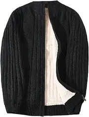 [ORDOBO] Men's Cardigan Sweater - Plus Size M-7Xl Winter Sweater Jacket Knitted Cotton Thick Warm Cardigan Tops Clothin