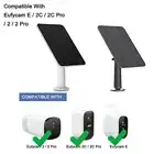 10W Solar Panels for Eufy Eufycam Cam E/2C/E/2 Pro Wall Mount Micro USB C