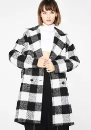 [Glamorous] Checkin' DMs Checkered Coat