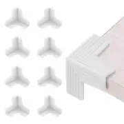Corner Protectors 8Pcs Table Corner Protectors(3D-shaped, White)