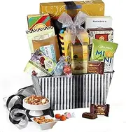 Broadway Basketeers Gourmet Food Gift Basket Snack Gifts for Women, Men, Families, College – Delivery for Holidays, Christmas, Appreciation, Thank You, Corporate, Get Well Soon Care Package