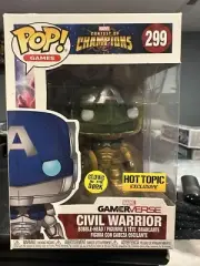 Funko Pop! Marvel Gamerverse: 299 Civil Warrior GITD Hot Topic Exclusive