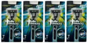 Gillette Mach3 Razor Handle - Holds all Mach3 and Venus Blades (4 Pack)