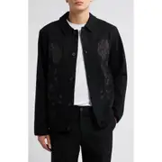 Wax London Elm Floral Jacket in Black at Nordstrom, Size Large