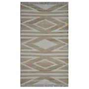 Natural Handwoven Jute Rug-Toulon 1133-Natural/Ivory-80x150cm
