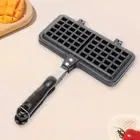 Rectangle Waffle Maker Machine Cast Aluminum Waffle for Family Breakfast Baking