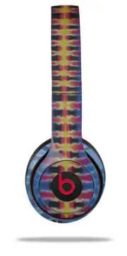Skin Wrap for Beats Solo Wireless 2 3 4 Tie Dye Spine 104 SKIN ONLY