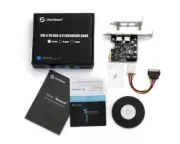 UtechSmart - USB 3.0 to PCI-E Card - 2-Port - NEW
