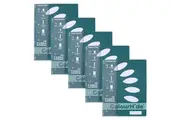 5pc Colourhide 5 Subject A4 Notebook Writing Stationery 250-Page Teal Green