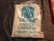 BARGAIN ProForce 5 Oz Karate Uniform (Elastic Drawstring) Size 3 , White NEW