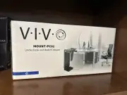 Adjustable Under-Desk and Wall PC Mount | Computer Case Holder with 135° Swivel