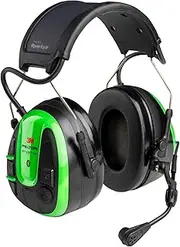 3M PELTOR WS ALERT XPV Headset App, Green, Headband, Solar Powered, MultiPoint Bluetooth, MRX21A1WS7