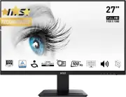27" Monitor 1080P IPS 100Hz 1ms HDMI DP VGA Speakers VESA Black