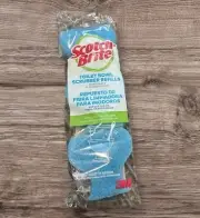 3 Pack Scotch Brite 3M Blue Toilet Bowl Refill Disposable Scrubber Heads