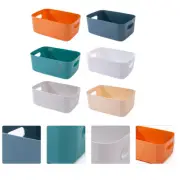 6PCS Plastic Storage Baskets Vanity Drawer Organizer Desk Storage Bins