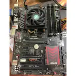 I5-4440+ASUS H81 GAMER+DDR3 8G 半套良品 無檔板 高雄楠梓大社可面 個保三天