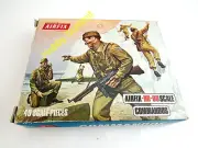 Vintage Airfix HO/OO WWII BRITISH COMMANDOS 1/76 1/72 Soldiers Complete