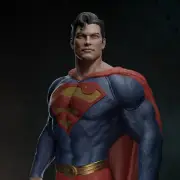 Superman Fan Art Resin Statue Pro Painted 1/4 Scale- Made To Order