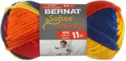 Bernat Softee Chunky Ombre Yarn-School Yard 161129-29134